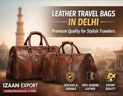 Leather Travel Bags Manufacturers in Delhi | Genuine Leather Travel Bags